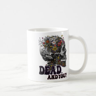Caneca De Café Morto E Sua Cabeça De Dia de as Bruxas engraçado C