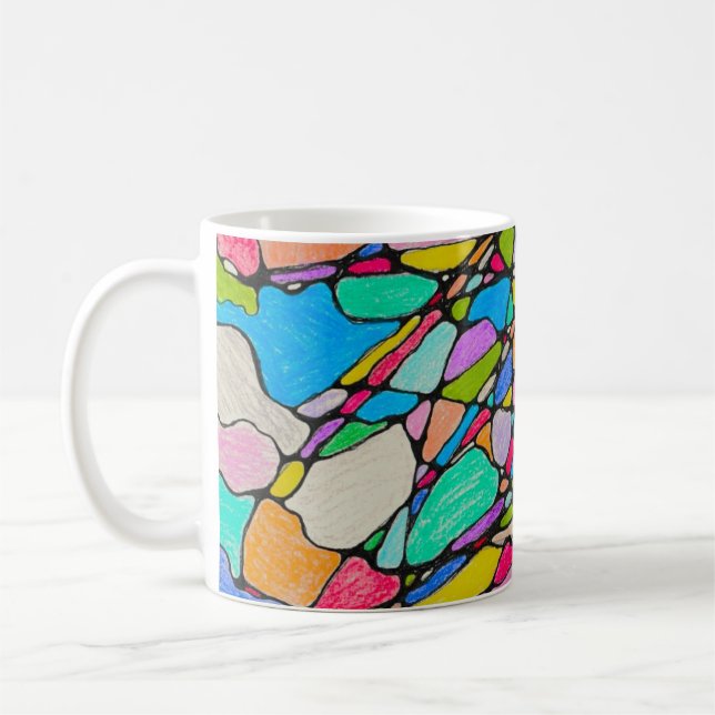 Caneca De Café Mosaico (Esquerda)