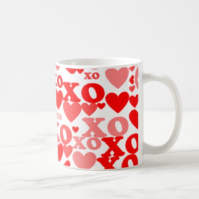 Caneca De Café Mosaico de XO (Direita)