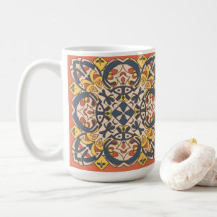 Caneca De Café Mosaico marroquino, mandala