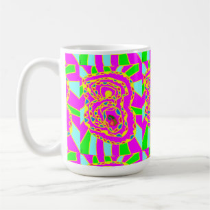 Caneca De Café Mosaicos de padrão de arte bonito