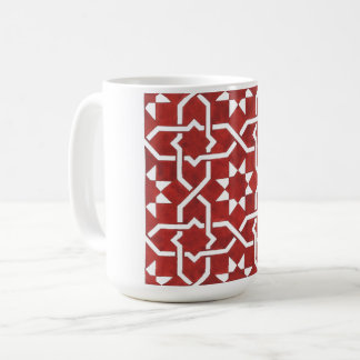 Caneca De Café Mosaïque andalouse rouge SEVILLE