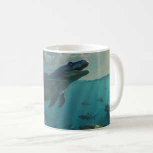 Caneca De Café Mosassauro (Arte do Dinossauro)