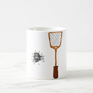 Caneca De Café Mosca Espatificada e Humor de Inseto Morto com Esp