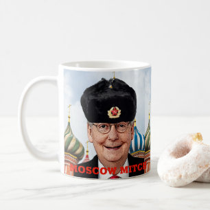 Caneca De Café Moscovo engraçada Mitch