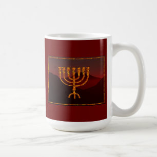 Caneca De Café Moshe's Menorah