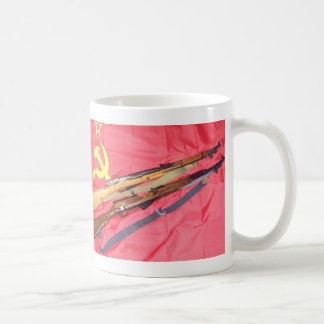 Caneca De Café mosin dos rifles do russo, sks