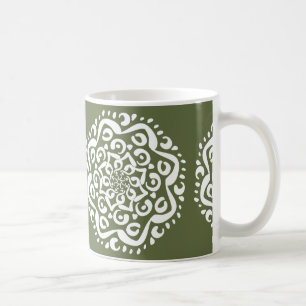 Caneca De Café Moss Mandala