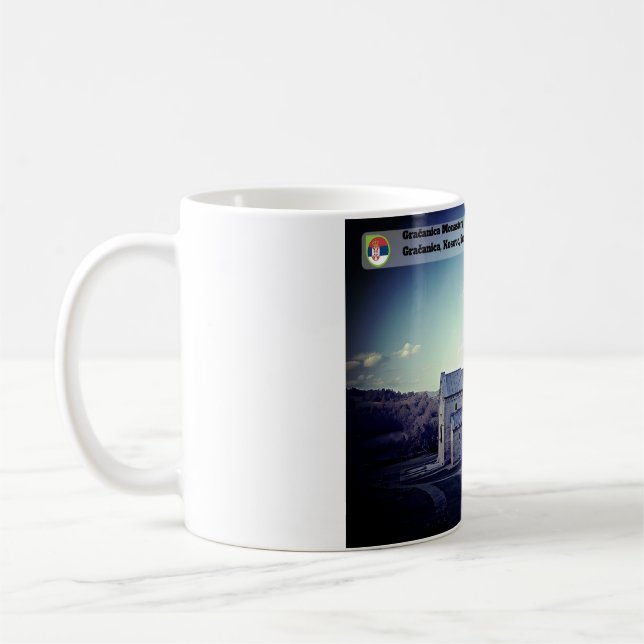 Caneca De Café MOSTEIROS SÉRVIOS - Mosteiro Gračanica (Esquerda)