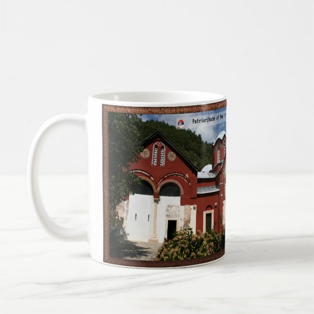 Caneca De Café MOSTEIROS SÉRVIOS - Patriarcado de Peć (Esquerda)