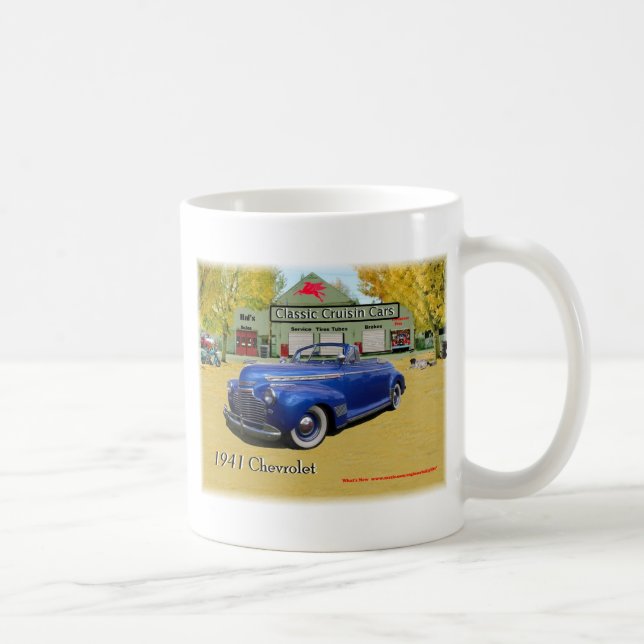 Caneca De Café Mostra 1941 clássica de Chevy dos carros de (Direita)