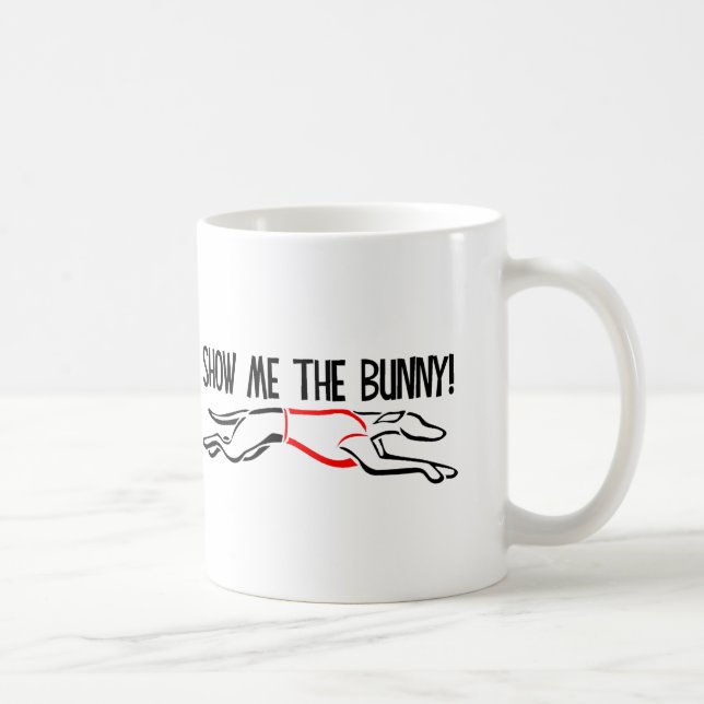 Caneca De Café Mostre-me o coelho! (Direita)