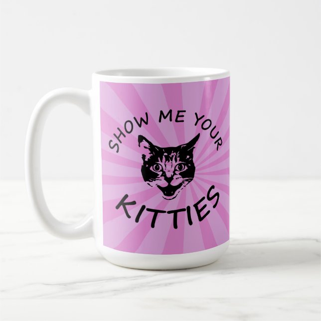Caneca De Café Mostre-me seu Gatinhos (Esquerda)
