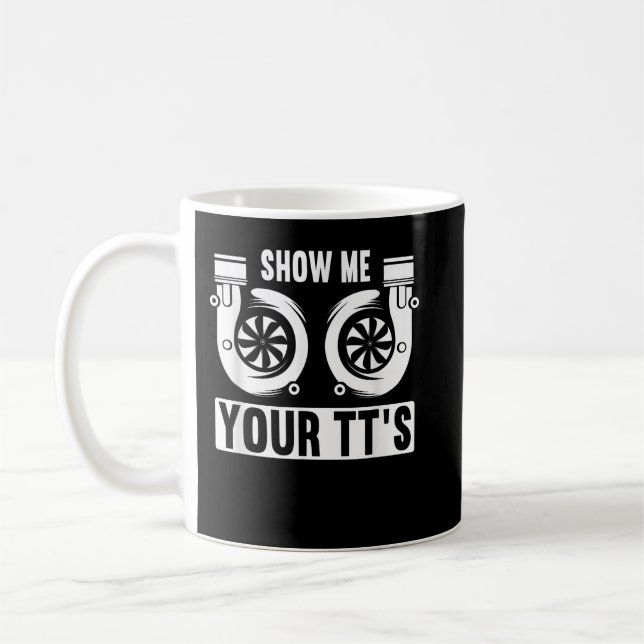 Caneca De Café Mostre-me sua roda turbo automática do carro de co (Esquerda)