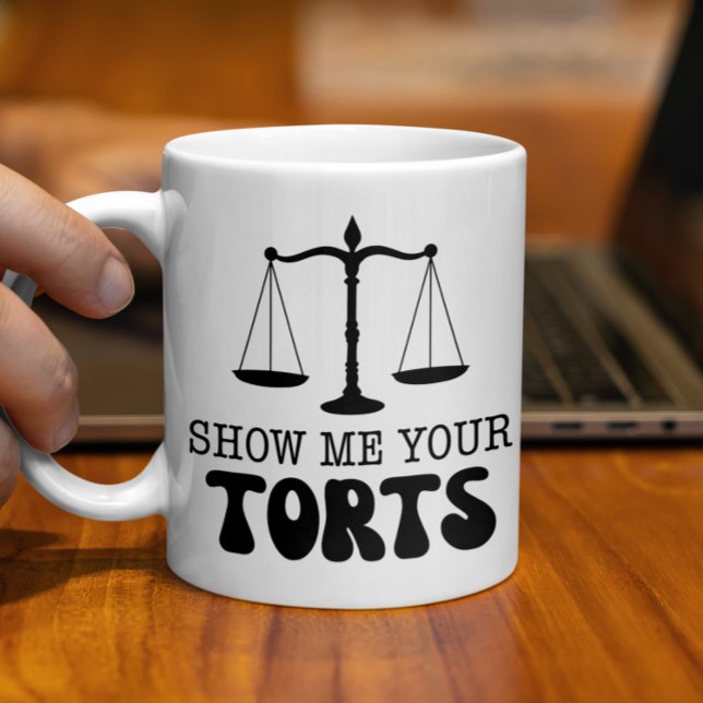 Caneca De Café Mostre-Me Suas Torturas, Advogado Engraçado, Humor (Criador carregado)