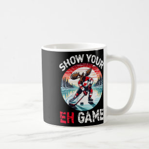 Caneca De Café Mostre Seu Jogo Eh Orgulhoso Punho Canadense Canad