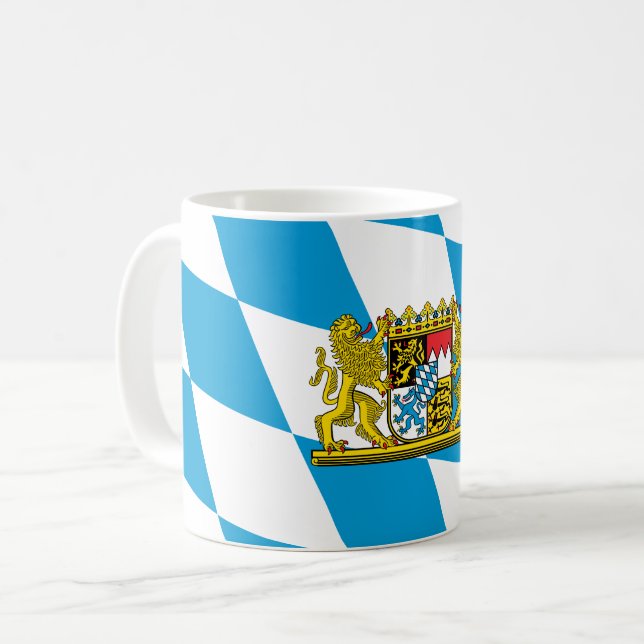 Caneca De Café Mostre suas cores - Bayern/Baviera (Frente Esquerda)