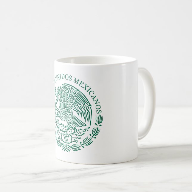 Caneca De Café Mostre suas cores - México (Frente Esquerda)