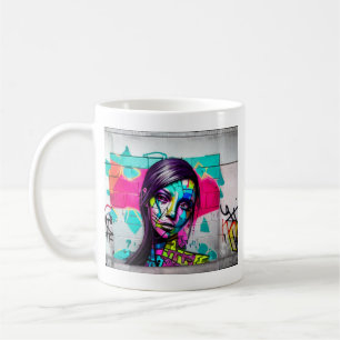 Caneca De Café Mostre suas cores verdadeiras   Grafite Gerado