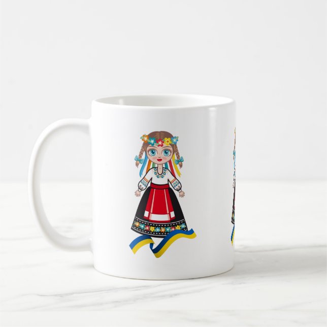 Caneca De Café Motanka, Doll Folk Ucraniana, Vitória Ucrânia (Esquerda)