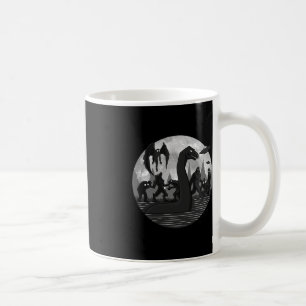 Caneca De Café Mothman Bigfoot Loch Ness Monster Aliens OVNI Dive