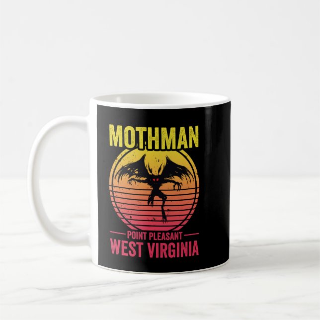 Caneca De Café Mothman Point Plesant (Esquerda)