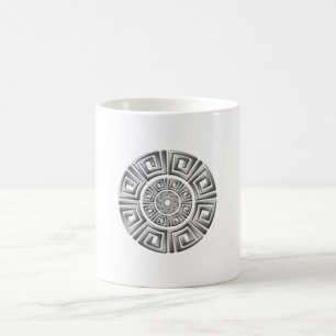 Caneca De Café Motif do Círculo Grego