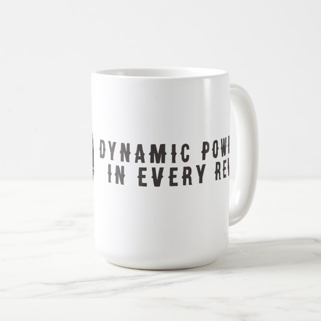 Caneca De Café Motif do crânio numa paleta monocromática (Frente Esquerda)