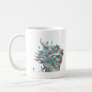 Caneca De Café Motivação cita texto moderno e positivo