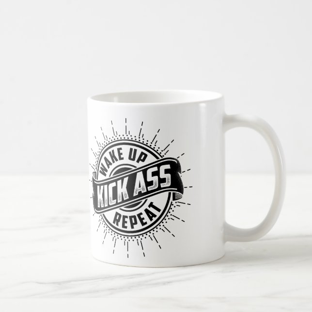 Caneca De Café Motivação da manhã (Direita)