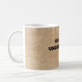 Caneca De Café Motivação da manhã: Subestime-me