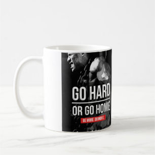 Caneca De Café Motivação de criação de bases - Ir para o Duro ou 