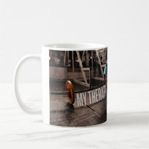 Caneca De Café Motivação do Workout - Minha Terapêutica