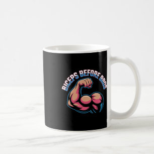 Caneca De Café Motivação Engraçada Giro Humor Biceps ganha Biceps
