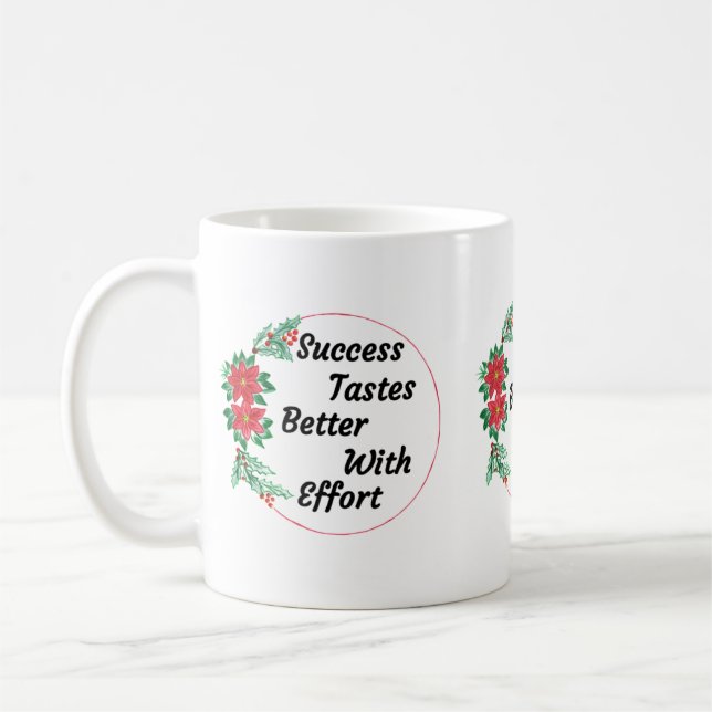 Caneca De Café Motivação Festiva (Esquerda)