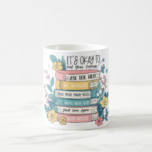 Caneca De Café Motivação Inspiracional Está tudo bem