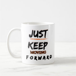 Caneca de Café Motivacional Continue Avançando A
