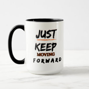 Caneca de Café Motivacional Continue Em Frente A
