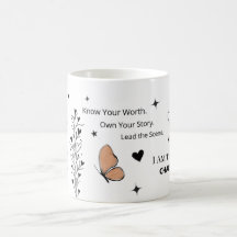 Caneca de Café Motivacional Energia de Personagem 