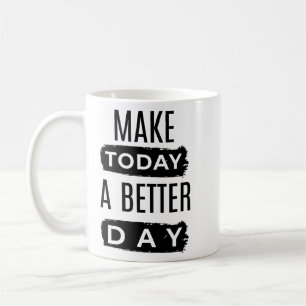Caneca de Café Motivacional Faça o Hoje um Dia Mel