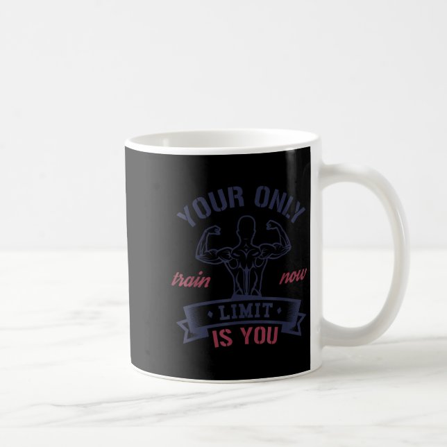 Caneca De Café Motivational Bodybuilding  (Direita)