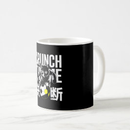 Caneca De Café Motivational Crunch Time Soccer Cat Mug - For Spor