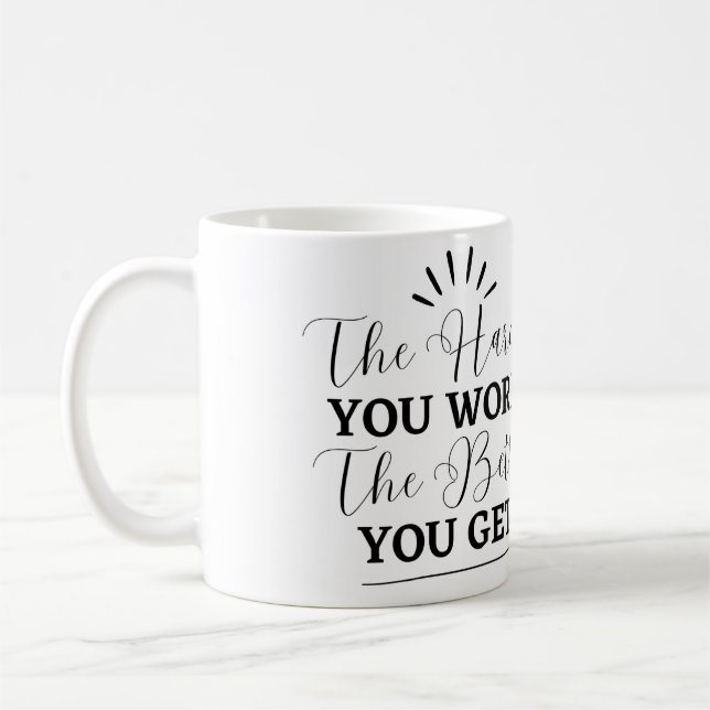 Caneca De Café Motivational Quote Coffee Mug (Esquerda)