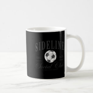 Caneca De Café Motivo de Clube Social de Mulheres ao Lado do Fute