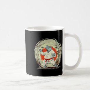 Caneca De Café Motivo de Hipopótamo de Karatê Taekwondo Jiu-Jitsu