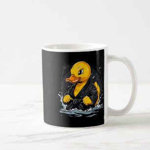 Caneca De Café Motivo de Pato de Borracha de Caratê Taekwondo Jiu