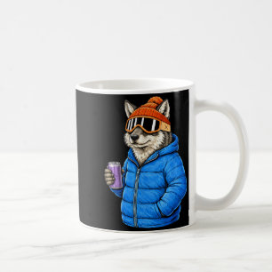 Caneca De Café Motivos de animais camisa de festa de lobo après s