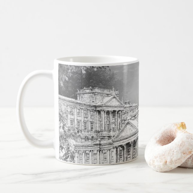 Caneca De Café Motivos de Pemberley - Coffee Mug (Com Donut)