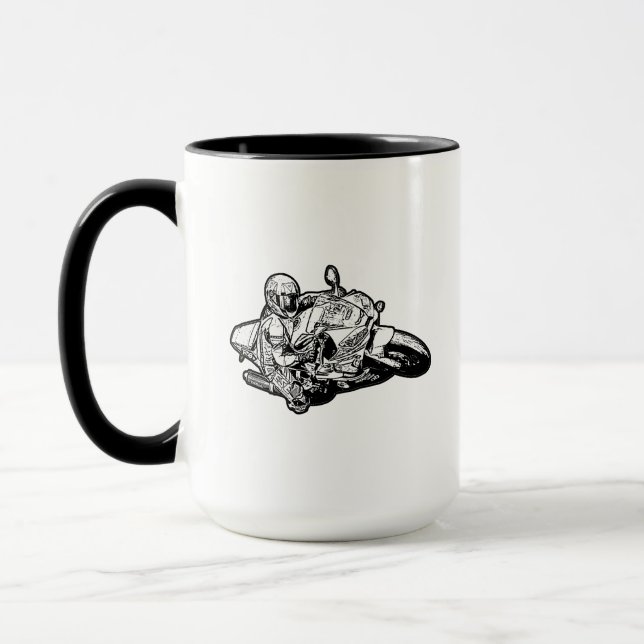 Caneca de café moto (Esquerda)