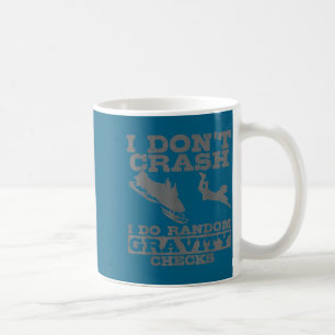 Caneca De Café Moto de neve Eu não bato Verificações aleatórias d
